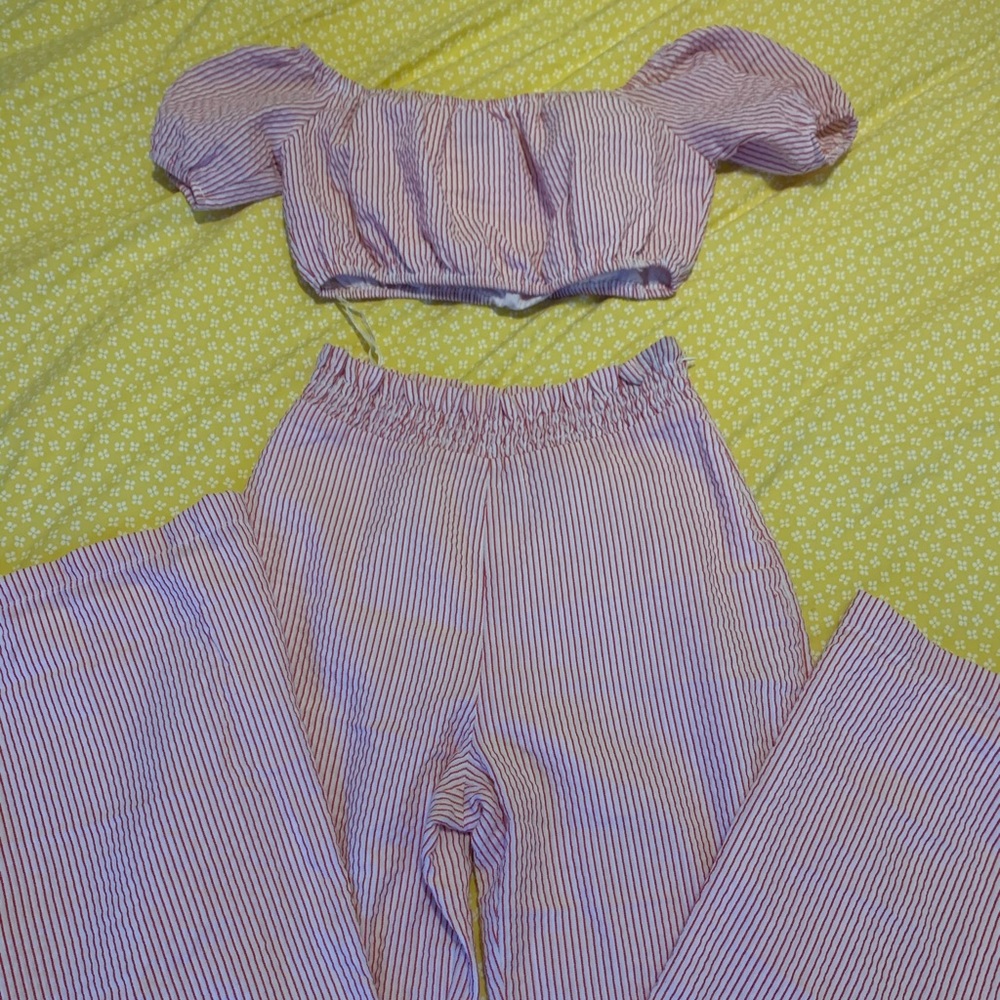 Privacy Please Summer striped set